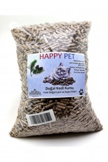 Happy Pet Mat Doğal Çam Ve Kayın Pelet 3 lt Kedi Kumu kullananlar yorumlar